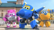Während der Probe zerstört Jerome ausversehen die Tastatur des Klaviers. Muss der Auftritt jetzt etwa ausfallen? Doch die Super Wings wären nicht die coolsten Flugzeuge der Welt, wenn ihnen nicht promt eine Lösung einfallen würde.