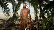 Picture Shows: Ed Stafford on Olorua Island in Fiji after spending 60 days alone on an uninhabited island
