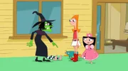 PHINEAS AND FERB - "Wizard of Odd" -- In order to paint their house quickly, Phineas and Ferb build a contraption that spins it around, causing Candace to become so dizzy, she collapses. She soon finds herself in the magical land of Odd where their friends Isabella, Dr. Doofenshmirtz, Jeremy, Buford and Baljeet are remarkably like the characters in L. Frank Baum's book "The Wizard of Oz." When Candace follows the yellow brick sidewalk to Bustopolis, things aren't what they seem, in an episode of the Emmy Award-winning hit series "Phineas and Ferb".