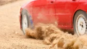 Rally Car speed in dirt track