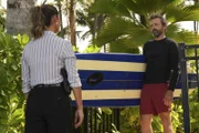 Jane Tennant (Vanessa Lachey, l.); Damian Davenport (Rob Benedict, r.)