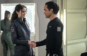 THE ARK -- ìGet Out and Pushî Episode 103 -- Pictured: (l-r) Stacey Read as Alicia Nevins, Miles Barrow as Trent Baylor