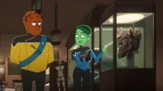 v.li.: Lieutenant Kayshon, D'Vana Tendi