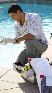 Ein Millionär wurde in seinem Pool von einem Alligator tödlich verletzt. Da sich auf dem Weg zum Pool Blutspuren und Rindfleischfetzen finden, liegt für Eric Delko (Adam Rodriguez) der Verdacht nahe, dass der Alligator in den Pool gelockt wurde, um Matthew zu töten.