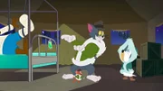 v.li.: Jerry, Tom, Droopy