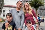 Isabelle und Leo Alvarado wandern mit ihren beiden Kinder nach Ecuador aus.