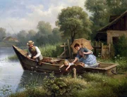 In der Sommerfrische von E. Hader.