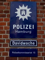Hamburg - Die Davidwache, bezeichnet, ist das Gebäude des Hamburger Polizeikommissariats 15.