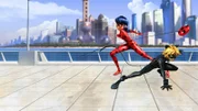L-R:  Ladybug und Cat Noir