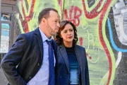 Danny Reagan (Donnie Wahlberg, l.); Maria Baez (Marisa Ramirez, r.)