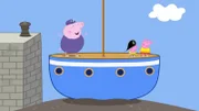 Opa Wutz hat vergessen, Ebbe und Flut zu bedenken und jetzt liegt sein Boot auf dem Trockenen. Ist Wasser in Sicht?