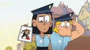 In der Stadt treibt sich ein Krimineller herum: Der Bankräuber, den Mats und Malika fälschlicherweise für den Geheimagenten Igor aus Mats Comics halten.