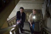 Dramatischer Showdown: Lukas Hundt (Oliver Franck, l.) und Kristina Katzer (Isabell Gerschke, r.) sind dem Mörder dicht auf den Fersen.