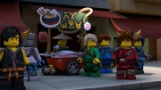 Nach einigen erfolglosen Versuchen, Verbrechen zu verhindern, müssen die Ninja feststellen, dass sie in Ninjago scheinbar einfach nicht mehr gebraucht werden.