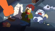 v.li.: Baby Ice Bear, Squatter Otter, Baby Panda