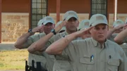 Game wardens during training.