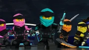 Aspheera ist bei Meister Wu im Tempel, wo sie auf die Ankunft der Ninja warten, die Aspheeras Stab beschaffen wollten. In letzter Minute tauchen die Ninja auf, aber Aspheera benutzt ihren zurück gewonnen Stab dazu, die Ninja anzugreifen.