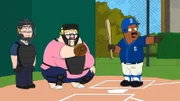 Kendra Krinklesac (m.), Cleveland Brown (r.)