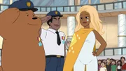 l-r: Grizz (Eric Edelstein), Griff (Eric Edelstein), Estellar (Estelle)