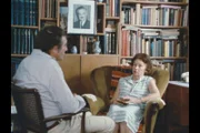 Filmemacher Claude Lanzmann spricht mit Hanna Marton über ihre Erlebnisse während der Nazi-Verfolgung.