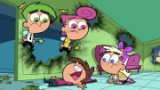 L-R: Cosmo, Wanda, Timmy, Chloe