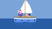 Mitten auf See begegnen Opa Wutz, Peppa und Schorsch einigen anderen Leichtmatrosen.