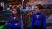 L-R: Nora Thunderman (Addison Riecke), Billy Thunderman (Diego Velazquez)