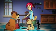 v.li.: Harold, Chester, Mina Monroe, Bunnicula.