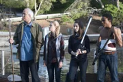 Durchleben einen Horrortrip (v.l.n.r.): Pierce (Chevy Chase), Britta (Gillian Jacobs), Annie (Alison Brie) und Troy (Donald Glover) ...