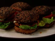 Weltmeister-Veggie-Burger mit Hirse-Patties
