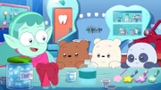 v.li.: Gail, Baby Grizz, Baby Ice Bear, Baby Panda