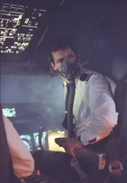 There's a major failure of all electrical systemson board. Co-pilot Stefan Loew  (Richard Quesnel) says he's lost all his main instruments and declares an emergency.