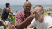 Lou Grover (Chi McBride, l.); Danny Williams (Scott Caan, r.)