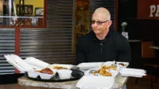Chef Robert Irvine reviews some of the food from the old menu at Soulfood In The Park, as seen on Restaurant: Impossible Season 18.