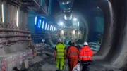 Bauarbeiten am Semmering-Basistunnel.