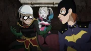 L-R: Robin, Harley Quinn, Batgirl