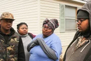 L-R: Preston, Precious, Toni and Tre Hill are standing together.