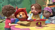 L-R: Jonathan Brown, Paddington, Judy Brown, Simi