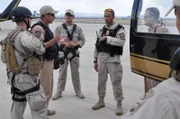 Nogales, Arizona, USA: Officers prepare for blackhawk helicopter mission.