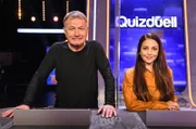 Die Kandidat:innen des Teams "TV-Klinik": Der Schauspieler Thomas Rühmann (l.) und die Schauspielerin Arzu Bazman (r.).