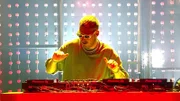 Auftritt von DJ Hugel.