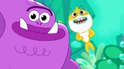 L-R: Big Fin, ​Baby Shar