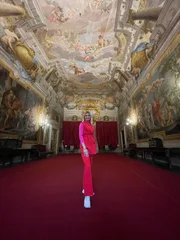 Bianca Berding im Lucca Palazzo Mansi National Museum