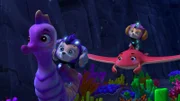 v.li.: Seahorse, Coral, Manta ray, Skye