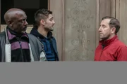 (v.l.n.r.) Gaspard (Geff Francis); Lewis (Michael Socha); Antoine (Michael Smiley).