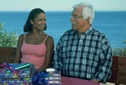 Amanda Bentley-Livingston (Victoria Rowell, l.); Dr. Mark Sloan (Dick Van Dyke, r.)