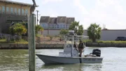 Wardens Chelsea and Ben Bailey patrol the water in order to enforce fishing and water safety laws.