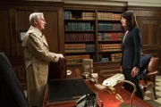 D.A. Jack McCoy (Sam Waterston) und Rebecca McCoy (Elisabeth Waterston).
