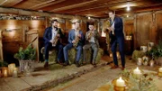 Kenny Gsi Saxquartett im Stall des Klostertalmuseums.