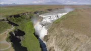 Gullfoss, der "Goldene Wasserfall" im Süden der Insel, steht seit 1979 unter Naturschutz.